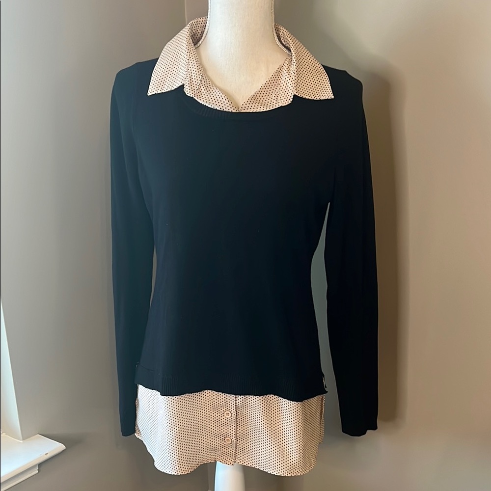 Black and Blush Women's Top